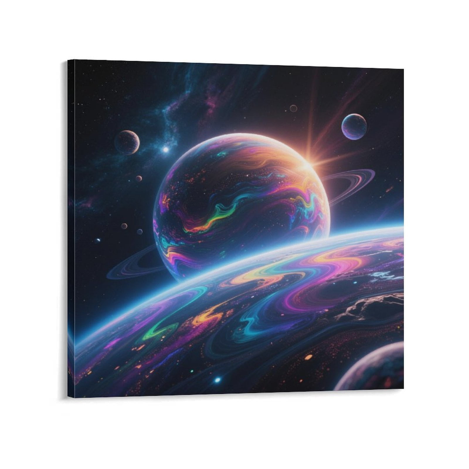 Galaxy Space Universe Planet Poster (57) Artworks Canvas Poster Room ...