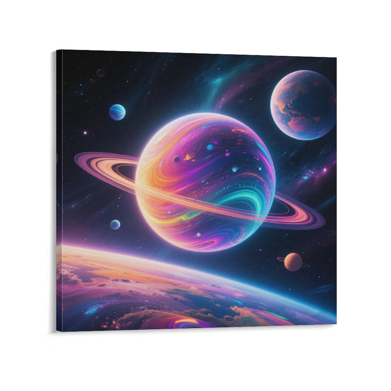 Galaxy Space Universe Planet Poster (59) Canvas Poster Wall Art Picture ...