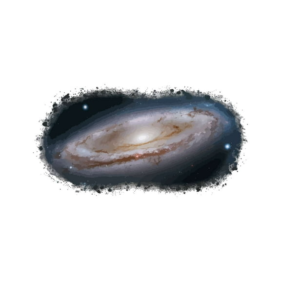 Galaxy Space universe Planets Stars Space Wall Art Sticker Designs Vinyl Stickers For Home House Walls Rooms Windows Bedroom Decoration Size (20x20 inch)