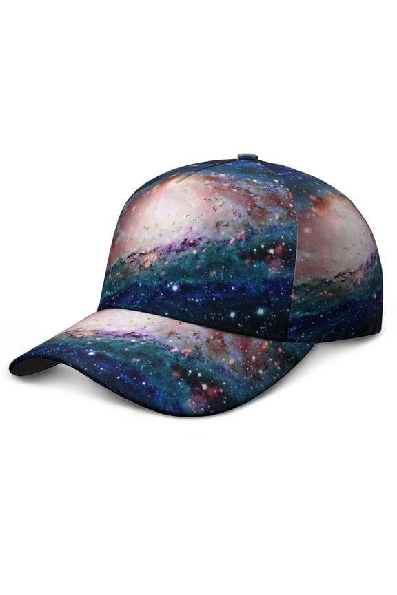 Galaxy Spacecraft Nebula Cosmic Baseball Cap – Lightweight Adjustable Hat for Softball, Volleyball, Tennis, and Golf Fans