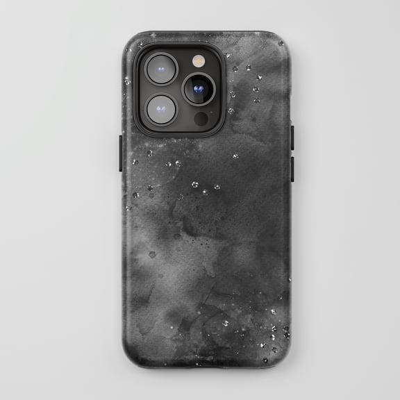 Galaxy Sparkle Design Protective Phone Case for All iPhone Series