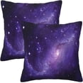 thumbnail image 1 of Galaxy Star and Nebula Throw Pillow Cover Cushion Modern Farmhouse Pillow Covers 18x18 Inch Soft Pillow Cases Decor for Couch Sofa Living Room Bedroom Outdoor Home Gift Set of 2, 1 of 6