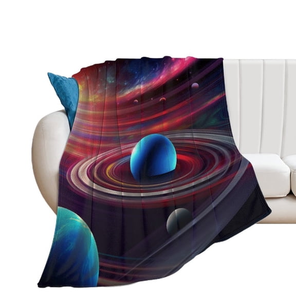 Galaxy Star Outer Space Blanket Lightweight Cozy Couch Bed Super Soft And Microfiber Throws Blankets for All Seasons