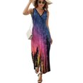 thumbnail image 1 of Galaxy Star Outer Space Pattern Design Sleeveless Dress Summer Clothes for Women Women's Clothing 2025, 1 of 6