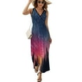 thumbnail image 1 of Galaxy Star Outer Space Pattern Design Sleeveless Dress Summer Clothes for Women Women's Clothing 2025, 1 of 7