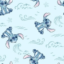 Springs Creative Disney Stitch Sketch Wave Cotton Fabric By the Yard