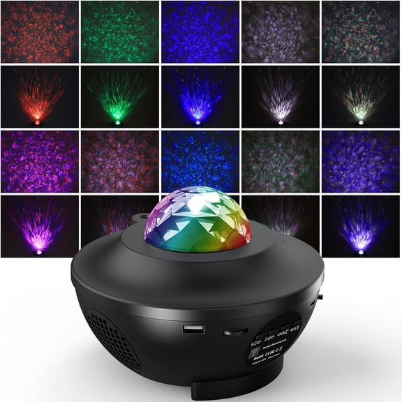 Galaxy Star Projector,Nebula LED Night Light for Room Decor, Ocean Wave Starry Sky Light Projector for Bedroom Home Theater, Remote & Bluetooth Speaker, Christmas for Kids Boy Girl Adults
