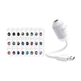 thumbnail image 1 of Star Projector Night Light with 24 Interchangeable Slides, USB Powered Flexible Mini Projector for Bedroom, Gaming Room, and Ceiling Decor,E, 1 of 6
