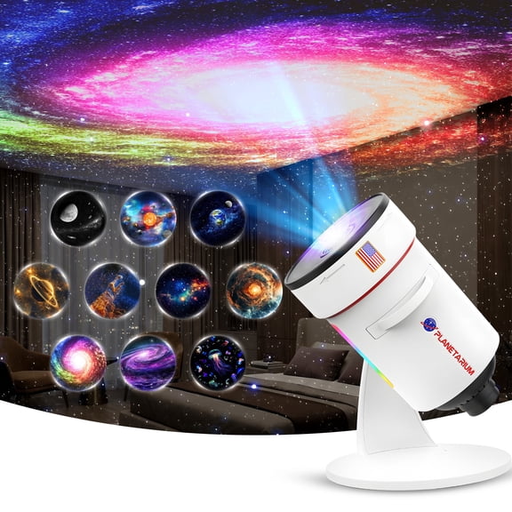 DAYBETTER 10-in-1 Galaxy Projector, 4K HD Star Projector with Timer, Home Planetarium Night Light for Kids Adult, Holiday Gift, Room Decor