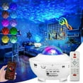 thumbnail image 1 of Galaxy Star Projector, Starry Projector Light with 21 Lighting Modes with Remote Control& Built-in Music Player Ocean Wave Star Projector/LED Nebula Cloud As Gifts for Kids Adults for Bedroom (White), 1 of 9