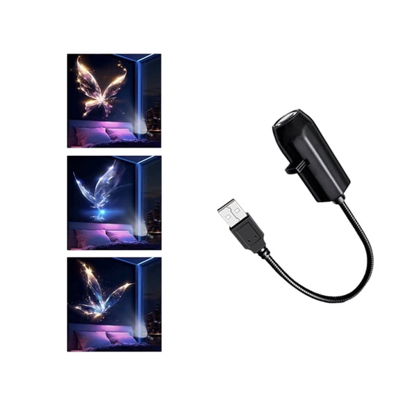 Galaxy Starry Sky Night Light Projector, 2-in-1 Portable with Projection Films, 360° Adjustable Brightness Control Eye‑Caring LED Night Light for Kids Adults Bedroom Home Ceiling Car Decor Gift