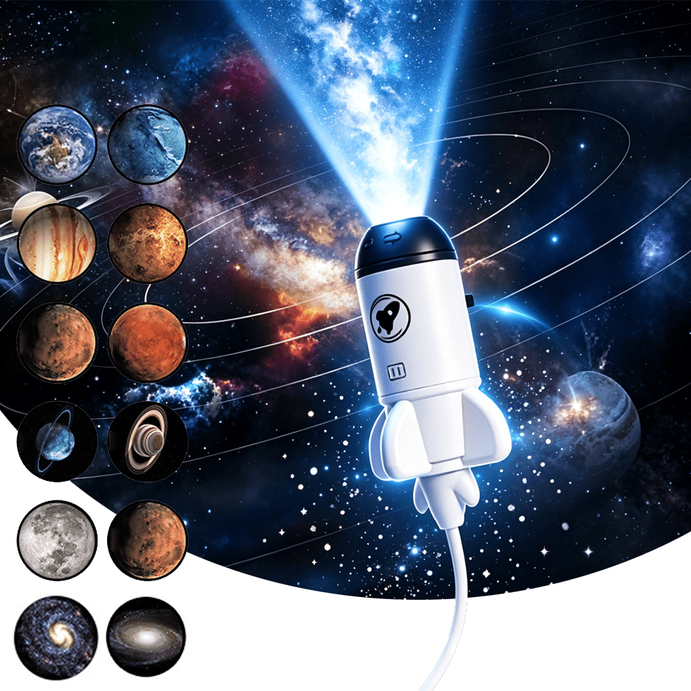 Galaxy Starry Sky Night Light Projector, Portable with 12 Projection ...