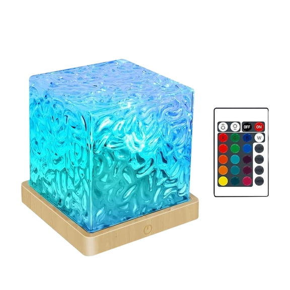 Galaxy Starry Sky Projection Night Light Dynamic Water Ripple Ambient Lamp For Bedroom