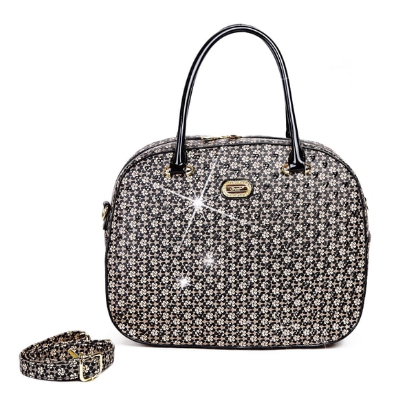 Galaxy Stars Crystal Stud Overnight Travel Bag