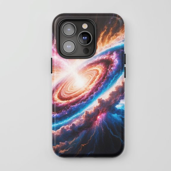 Galaxy Swirl For All iPhone Series Tough Phone Case Cosmic Nebula