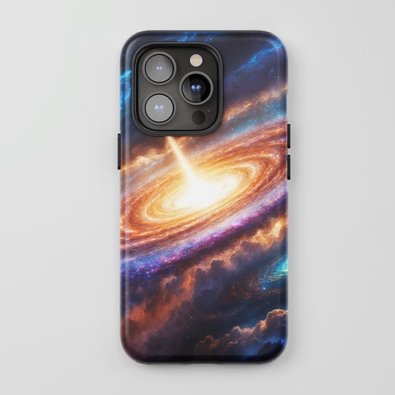 Galaxy Swirl for All iPhone Series Tough Phone Case Space Theme