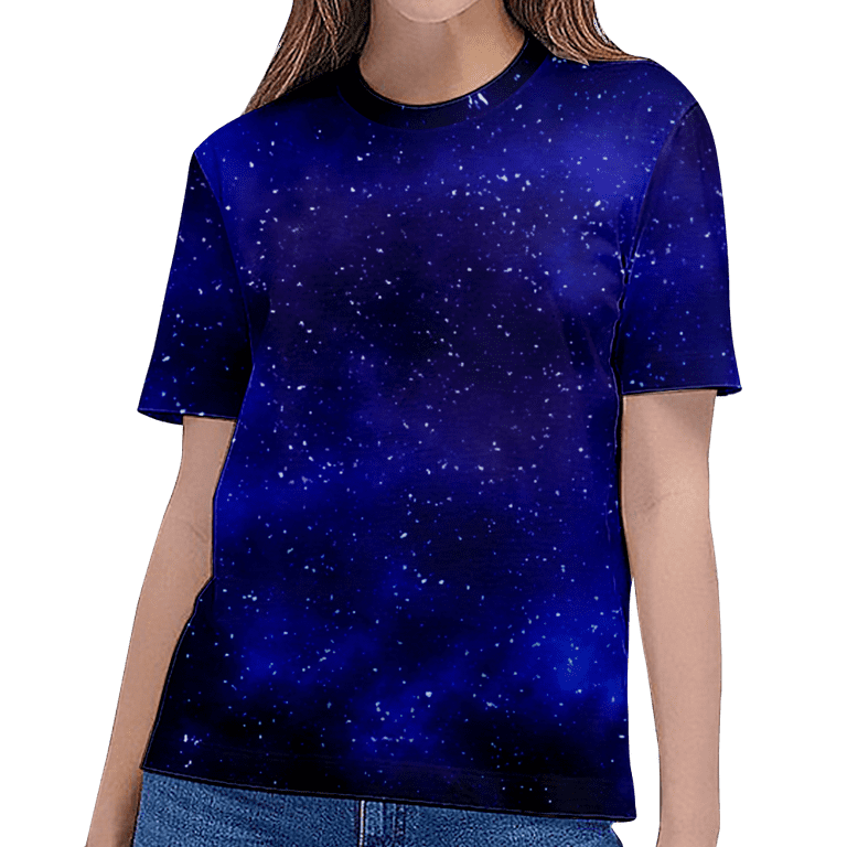 Galaxy t shirt for girls 2025