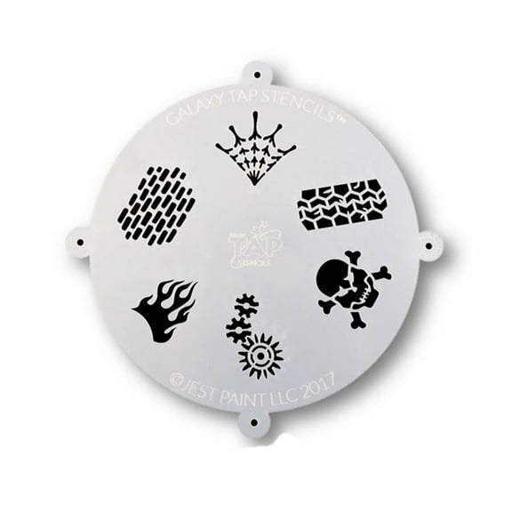 Galaxy TAP Face Painting Stencils - Hardcore