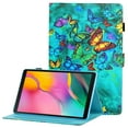 thumbnail image 1 of Galaxy Tab A 10.1 2019 Case T510 T515, Allytech Slim Fit Multi Angle Stand Folio Full Protection Shockproof Anti-Scratch Wallet Shell Case Cover for Samsung Galaxy Tab A 10.1,Butterflies, 1 of 8