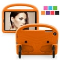 thumbnail image 1 of Galaxy Tab A 10.1" 2019 Kids Case SM-T510 T515, Allytech Shockproof Kids Proof EVA Rubber Case Cover Folding Stand Lightweight Shock-Absorption Cover for Samsung Galaxy Tab A 10.1 2019, Orange, 1 of 7