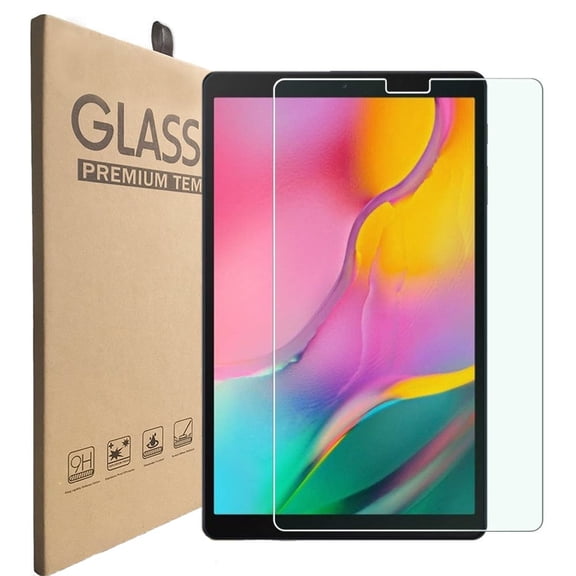 Galaxy Tab A 10.1 (2019) T515/T510 Screen Protector, KIQ Tempered Glass Anti-scratch self-adhere bubble-free for Samsung Galaxy Tab A 10.1-inch 2019 SM-T510 SM-T515