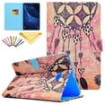 thumbnail image 1 of Galaxy Tab A 10.1 Case, Allytech PU Leather Flip Wallet Case with Auto Sleep/Wake Feature Smart Folio Stand Cover for Samsung Galaxy Tab A 10.1 with No S Pen (SM-T580/T585/T587), Love Dream Catcher, 1 of 8