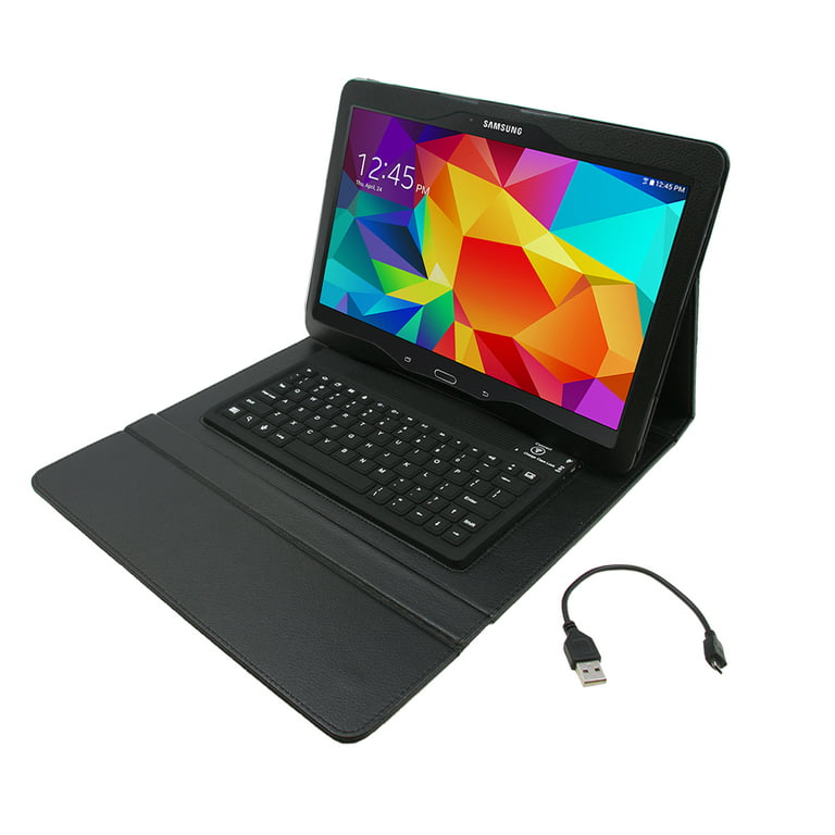 scannen verbannen weerstand Galaxy Tab 4 10.1 T530 Bluetooth Keyboard Case - Walmart.com