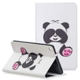 thumbnail image 1 of Galaxy Tab A 8.0 (2019) Case P200 P205, Allytech Slim Cute Pattern PU Leather Folio Stand Cards Slots Wallet Case Cover for Samsung Tab A with S Pen 8.0 Inch Tablet SM-P200/SM-P205, Shy Panda, 1 of 7