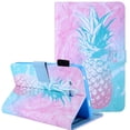 thumbnail image 1 of Galaxy Tab A 8.0" (2019) Case SM-P200 P205, Allytech PU Leather Slim Fit Corner Protection Folio Flip Style Cards Slots Pencil Holder Wallet Case for Samsung Galaxy A 8.0" 2019, Pink Pineapple, 1 of 1