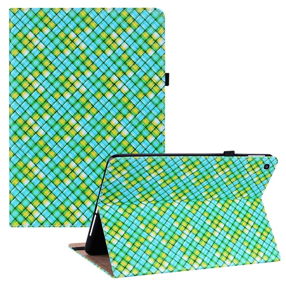 Galaxy Tab A 8.0 2019 Case SM-T290/SM-T295/SM-T297, Allytech Slim PU Leather Anti-Slip Strips Kickstand [4 Card Slots] [Pencil Holder] Wallet Case for Samsung Galaxy Tab A 8.0" T290 2019, Green