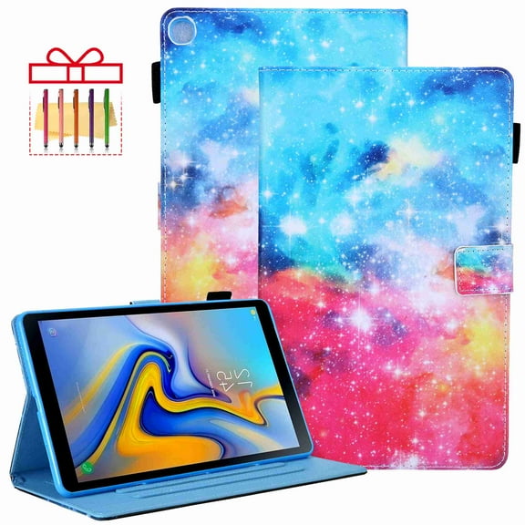 Galaxy Tab A 8.0 2019 T290 T295 Case, Dteck Slim Premium Leather Folio Stand Cover with Card Holder Slot for Samsung Galaxy Tab A 8 inch 2019 Release T290 T295 Tablet, Starry Sky
