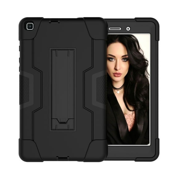Galaxy Tab A 8.0 T290/T295 2019 Case Without S Pen Model, Allytech Heavy Duty Shockproof Full Body Rugged Protective Cover Built-in Kickstand for Samsung Galaxy Tab A 8 2019,Black