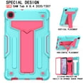 thumbnail image 1 of Galaxy Tab A 8.4" 2020 Case T307 T307U, Allytech Heavy Duty Protection Multi Angle Viewing Stand Shockproof Kids Friendly Rugged Back Cover Case for Samsung Galaxy Tab A 8.4 2020, Aqua/Rose, 1 of 4