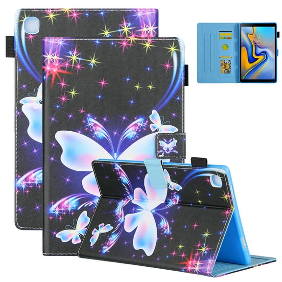 Galaxy Tab A 8.4" Case SM-T307, Alltyech Slim Shell Lightweight Book Style Kickstand Shockproof Portection Colorful Pattern Cover for Girls Women for Samsung Galaxy Tab A 8.4" T307, Butterfly