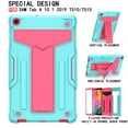 thumbnail image 1 of Galaxy Tab A 10.1 2019 Case T510 T510, Allytech Heavy Duty Protection Multi Angle Viewing Stand Shockproof Kids Friendly Rugged Back Cover Case for Samsung Galaxy Tab A 10.1" 2019, Aqua/Rose, 1 of 4