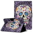 thumbnail image 1 of Galaxy Tab A 10.1 inch Case SM-T580/SM-T585, Allytech Premium PU Leather Multi-Angle Viewing Angles Stand Smart Auto Sleep Wake Folio Cover for Samsung Galaxy Tab A SM-T580/T585 2016, Skeleton, 1 of 6