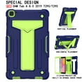 thumbnail image 1 of Galaxy Tab A 8.0" 2019 Case T290 T295, Allytech Heavy Duty Protection Multi Angle Viewing Stand Shockproof Kids Friendly Rugged Back Cover Case for Samsung Galaxy Tab A 8.0 2019, Navyblue/Olivine, 1 of 4