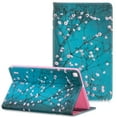 thumbnail image 1 of Galaxy Tab A 8.0 (2019) Case T290 T295, Allytech Slim Cute Pattern PU Leather Folio Stand Cards Slots Wallet Case Cover for Samsung Tab A Without S Pen 8.0 Inch Tablet T290 T290, Blossom, 1 of 4