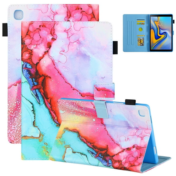 Galaxy Tab A 8.0 2019 Case T290 T295 T297 (NOT for P200 T380), Allytech Slim Shell Lightweight Shockproof Protection Flip Folio Kickstand Case Cover for Samsung Galaxy Tab A 8.0 T290,Colorful Painting