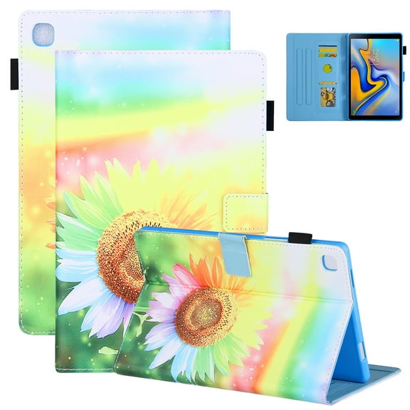 Galaxy Tab A 8.0 2019 Case T290 T295 T297 (NOT for P200 T380), Allytech Slim Shell Lightweight Shockproof Protection Flip Folio Kickstand Case Cover for Samsung Galaxy Tab A 8.0 T290,Sunflower