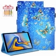 thumbnail image 1 of Galaxy Tab A 8.0 2019 T290 T295 Case, Dteck Slim Premium Leather Folio Stand Cover with Card Holder Slot for Samsung Galaxy Tab A 8 inch 2019 Release T290 T295 Tablet, Gold Butterfly, 1 of 5