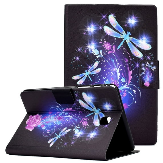 Galaxy Tab A 8.0" Case SM-T350/SM-T355/P350/P355,Allytech Slim PU Leather Multi-Angle Viewing Angles Stand Smart Auto Sleep Wake Folio Cover for Samsung Galaxy Tab SM-T580/T585 2016,Butterfly & Floral