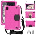thumbnail image 1 of Galaxy Tab A 8.4 Case 2020 SM-T307, Allytech EVA Silicone Kids Friendly Shockproof Full Protection Shoulder Strap Kickstand Defender Bumper Cover for Samsung Galaxy Tab A 8.4" T307, Rose, 1 of 1