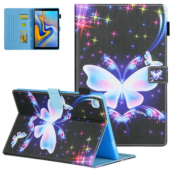 Galaxy Tab A7 10.4" Case SM-T500 T505 T507, Allytech Folio Flip Stand Cover Auto Sleep Wake Shock-Absorption Protective Slim Shell Case Cover for Samsung Galaxy Tab A7 10.4" T500,Butterfly