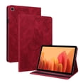 thumbnail image 1 of Galaxy Tab A7 Case, TECHCIRCLE Multi-Angle Folio Stand Premium Embossed Butterfly PU Leather Protective Smart Cover with Auto Wake Sleep for Samsung Galaxy Tab A7 10.4 SM-T500/T505/T507 - Red, 1 of 5