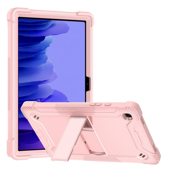 Galaxy Tab A7 Case, TOPSHE Heavy Duty Rugged Case Hybrid Shockproof Protective Cover with Kickstand for Samsung Galaxy Tab A7 10.4 Inch 2020 Model SM-T500/SM-T505/SM-T507, Rosegold