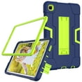 thumbnail image 1 of Galaxy Tab A7 Lite 8.7 Case 2021, TOPSHE Heavy Duty Rugged Kickstand Full-Body Hybrid Shockproof Drop Protection Cover for Samsung Galaxy Tab A7 Lite 8.7 SM-T220/T225/T227, Navy/Green, 1 of 7