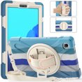 thumbnail image 1 of Galaxy Tab A7 Lite 8.7 Case SM-T220/T225, Kids Protection Heavy Duty Rugged Kickstand Hybrid Shockproof Cover for Samsung Galaxy Tab A7 Lite 8.7 Inch Tablet 2021, Rainbow Blue, 1 of 13