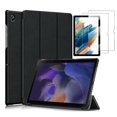 thumbnail image 1 of Galaxy Tab A8 10.5" (2022) Case SM-X200/X205/X207 With Screen Protector, Epicgadget Tri-Fold Stand Cover for Samsung Tab A8 with 2 Pieces Samsung Galaxy Tab A8 10.5 inch Tempered Glass (Black), 1 of 5