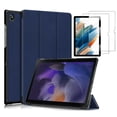 thumbnail image 1 of Galaxy Tab A8 10.5" (2022) Case SM-X200/X205/X207 With Screen Protector, Epicgadget Tri-Fold Stand Cover for Samsung Tab A8 with 2 Pieces Samsung Galaxy Tab A8 10.5 inch Tempered Glass (Navy Blue), 1 of 5